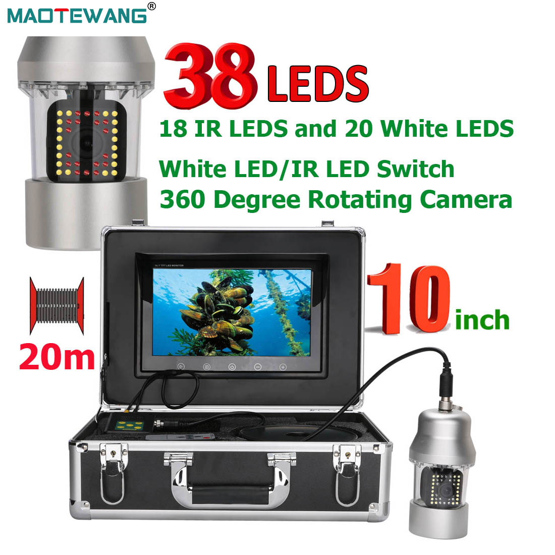 MAOTEWANG Underwater Fishing V – обзор и цена Fish Finder Cable