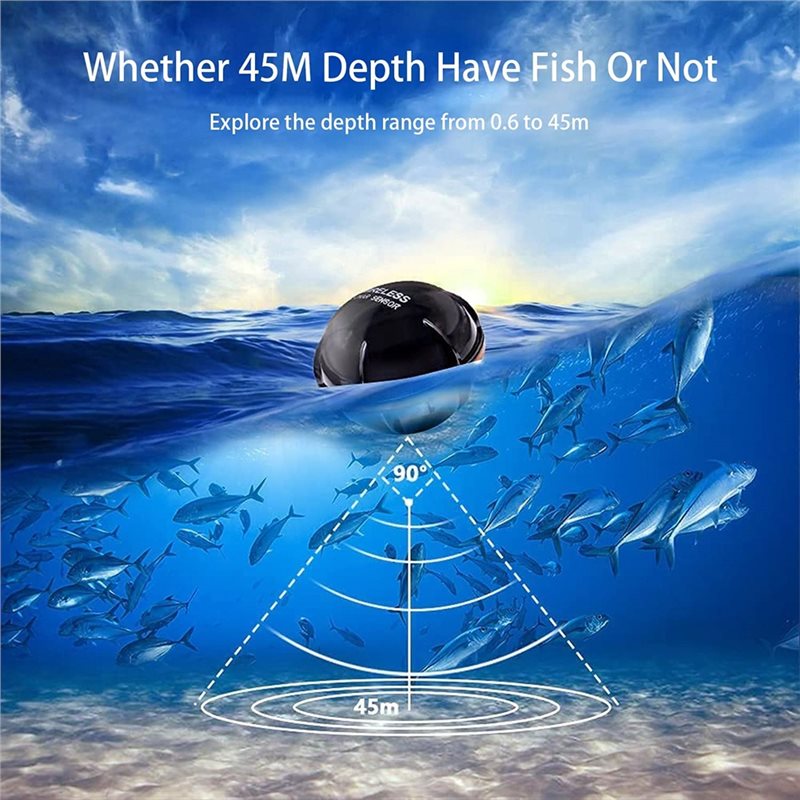 Wireless Sonar Fish Finder, Po – обзор и цена Fishing Depth Finder