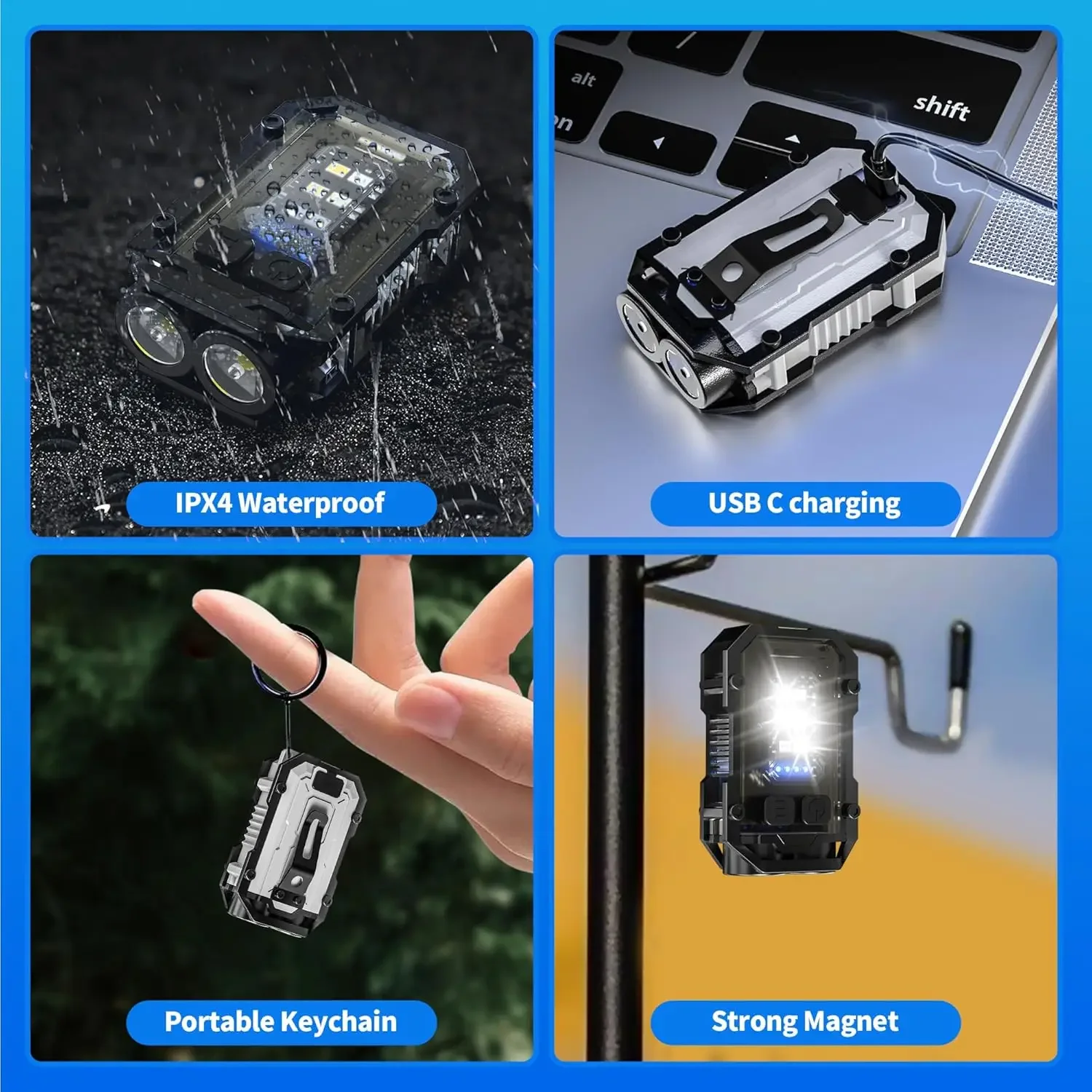 Clip-On Flashlight Rechargeabl – обзор и цена Fishing Light
