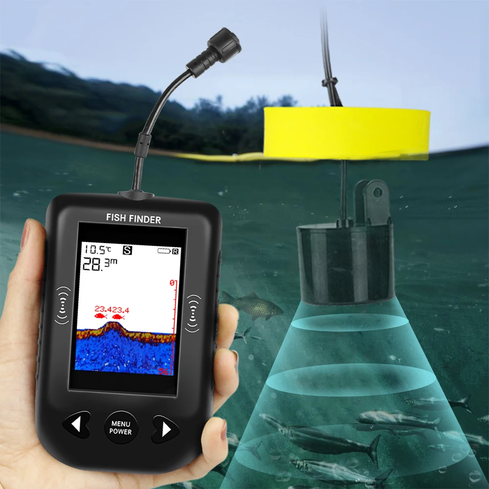 Alarm 100M Portable Sonar Fish – обзор и цена Fish Finder Transducer