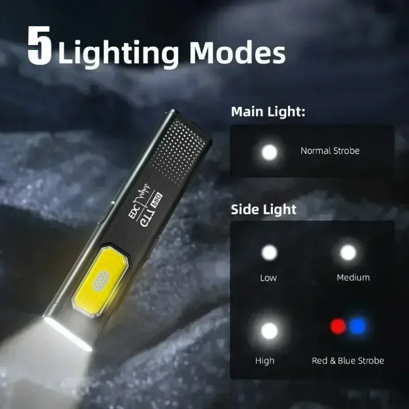 Mini LED Flashlight USB C Rech – обзор и цена Fishing Light