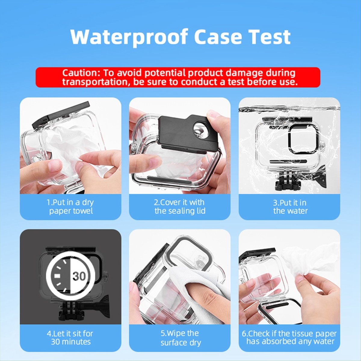 M05K 60M Waterproof Case for G – обзор и цена Underwater Camera