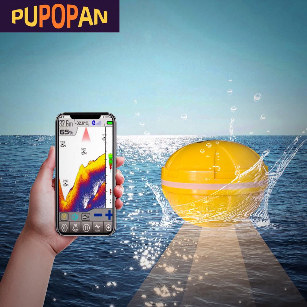 PUPOPAN 100M Brand New Smart P – обзор и цена Fish Finder Gps