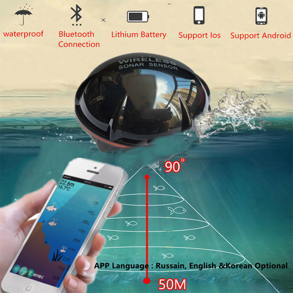 PUPOPAN 100M Brand New Smart P – обзор и цена Fish Finder Gps