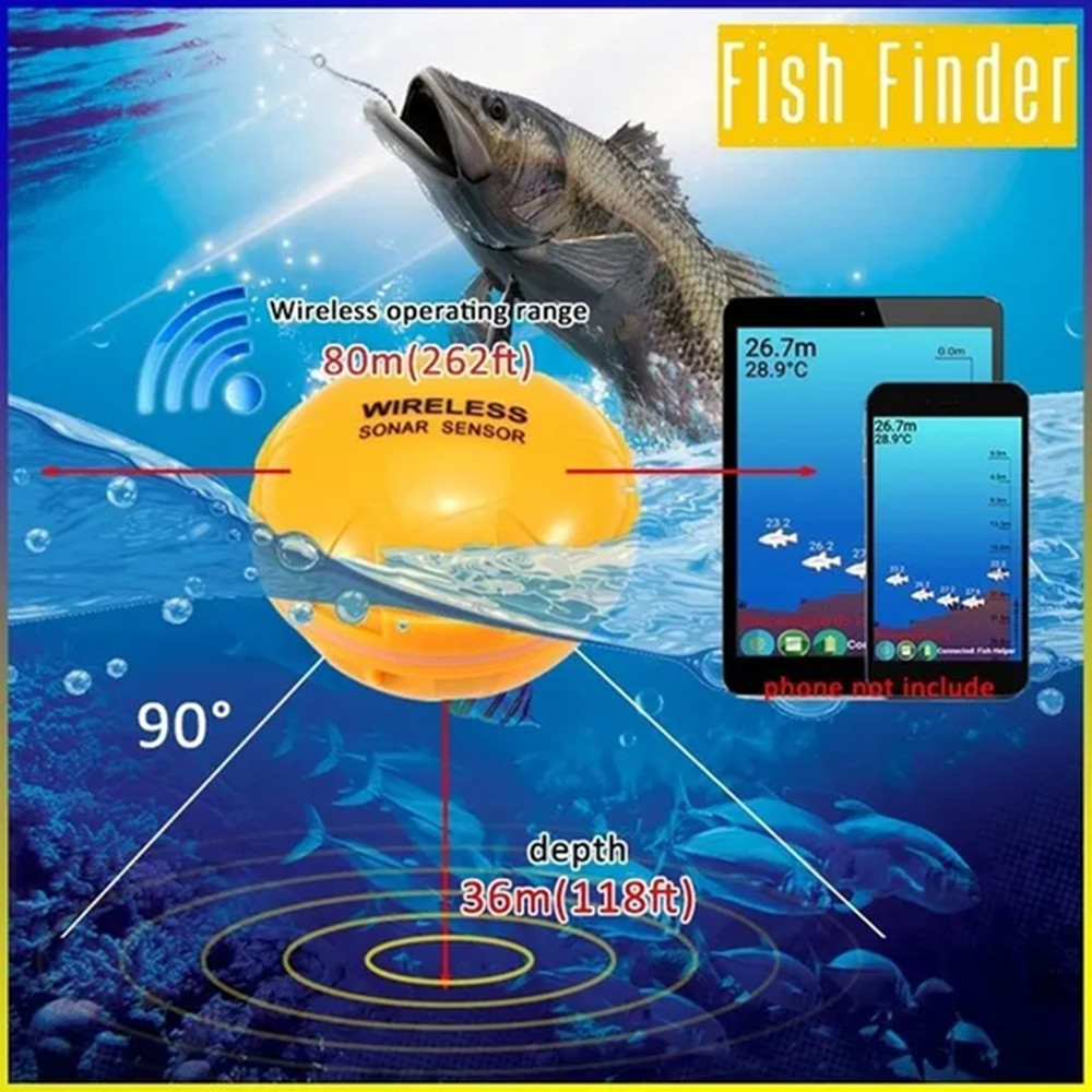 PUPOPAN 100M Brand New Smart P – обзор и цена Fish Finder Gps