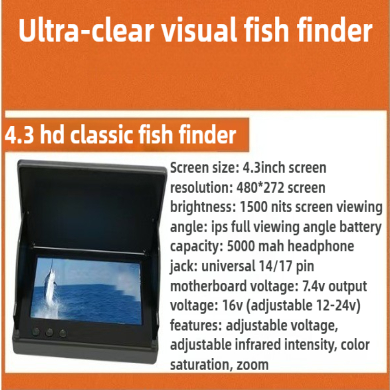 4.3/5 Inch Sunlight Readable I – обзор и цена Fishing Camera
