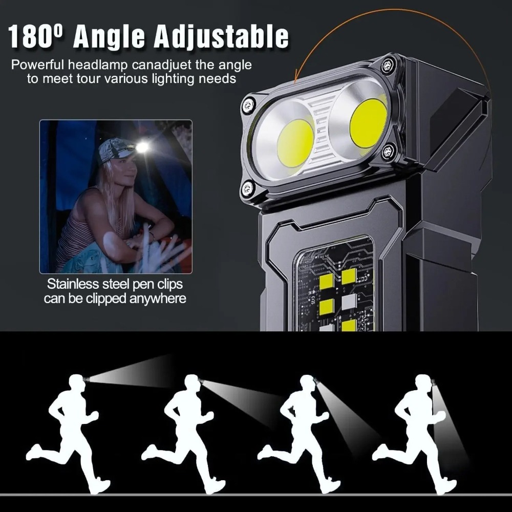 180° Rotatable LED Flashlight  – обзор и цена Fishing Light