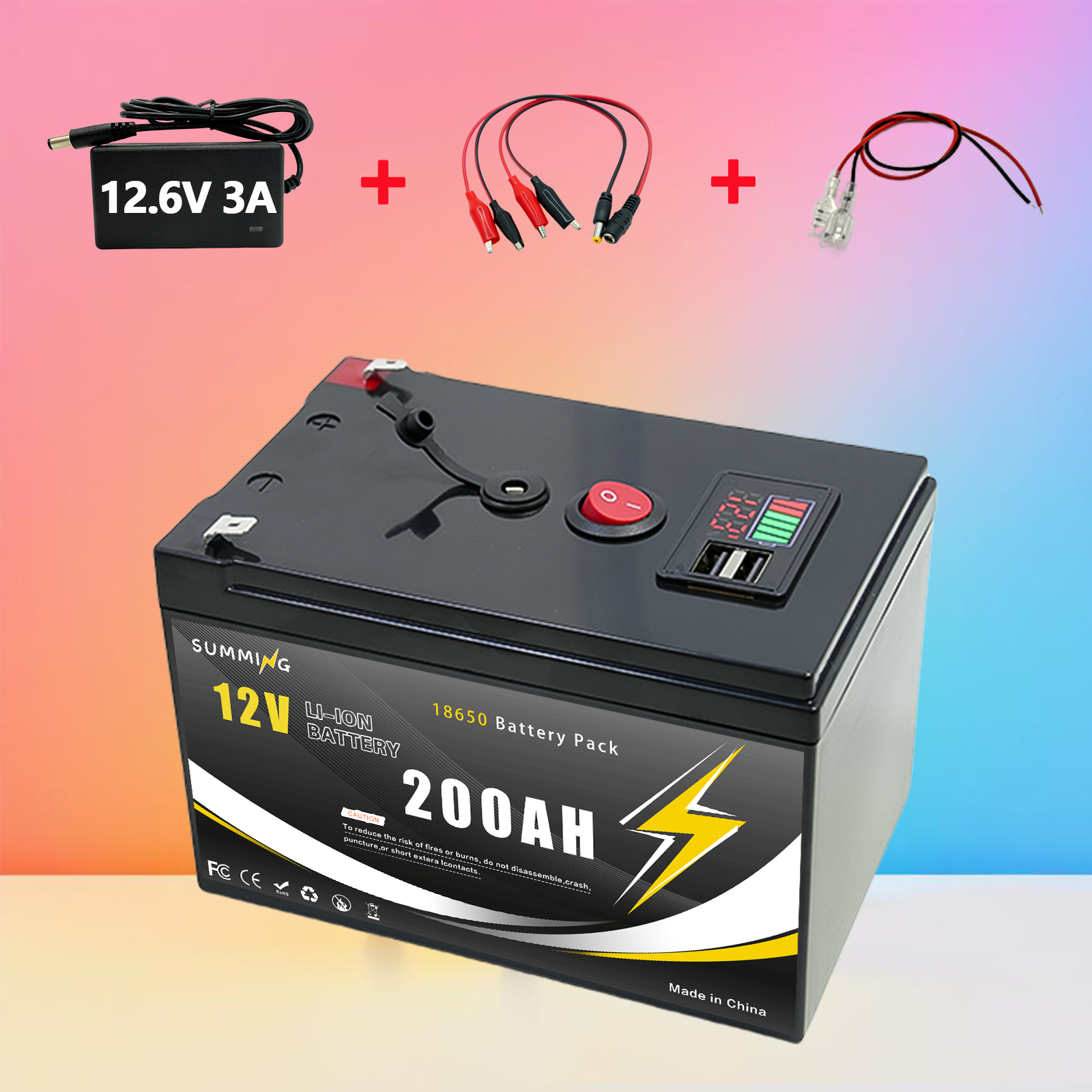 12V 200Ah Lithium  LiFeP04 Bat – обзор и цена Fish Finder Charger