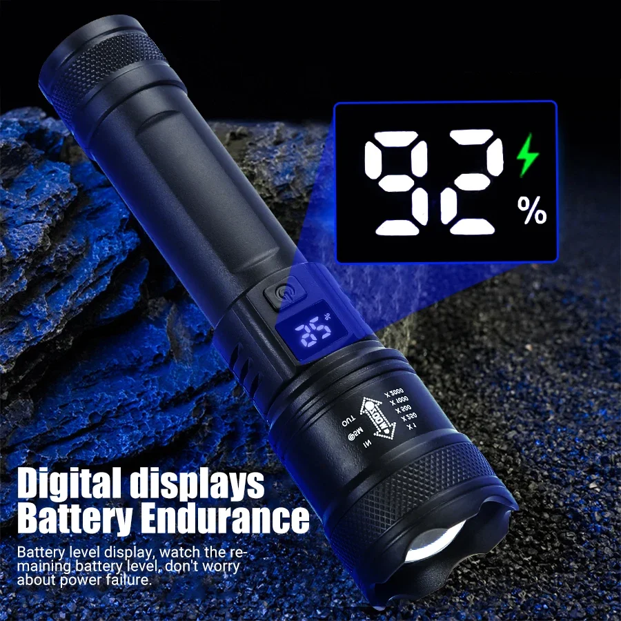 9900LM Powerful LED Flashlight – обзор и цена Fish Finder Battery