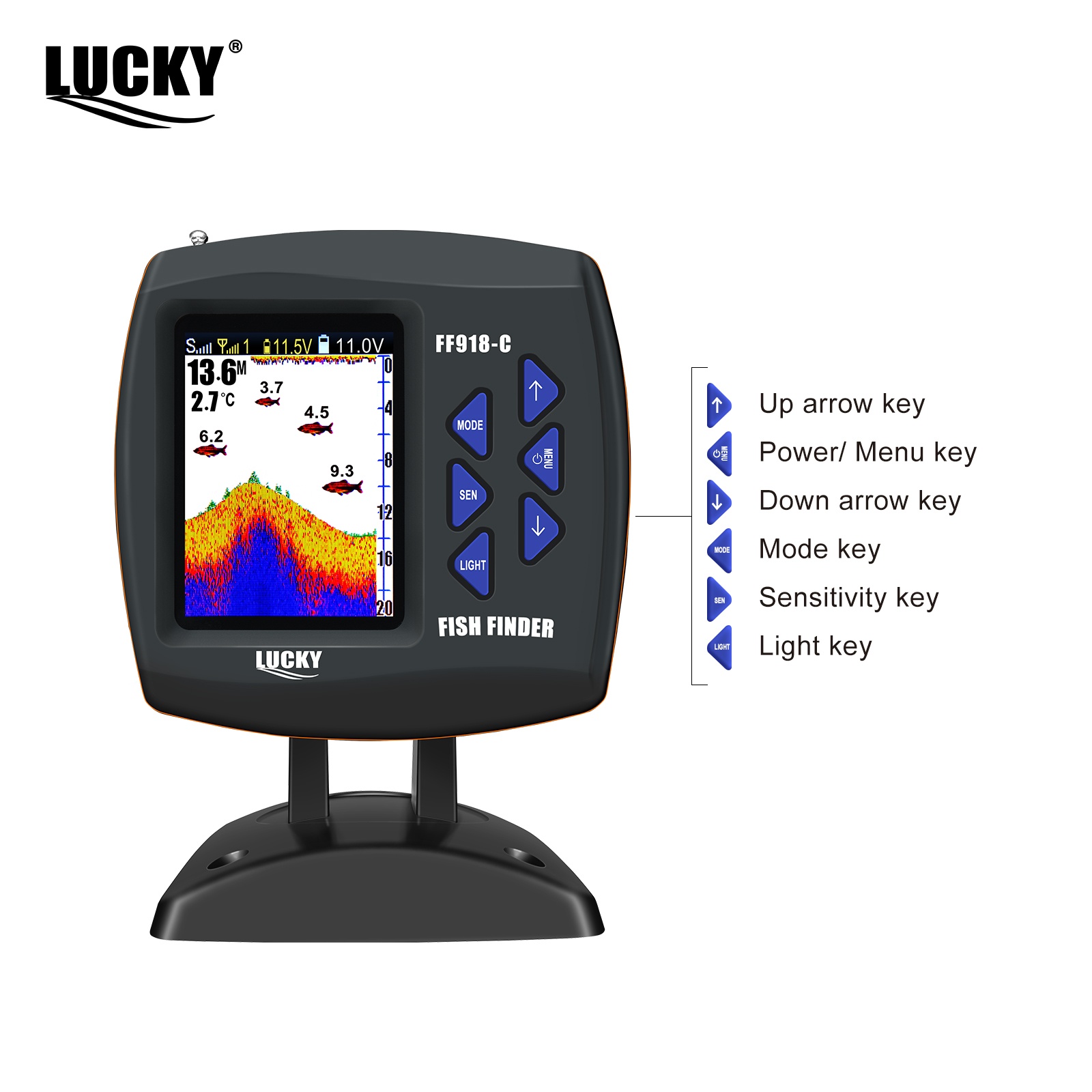 Lucky FF918 Wireless Remote Co – обзор и цена Fish Finder Gps