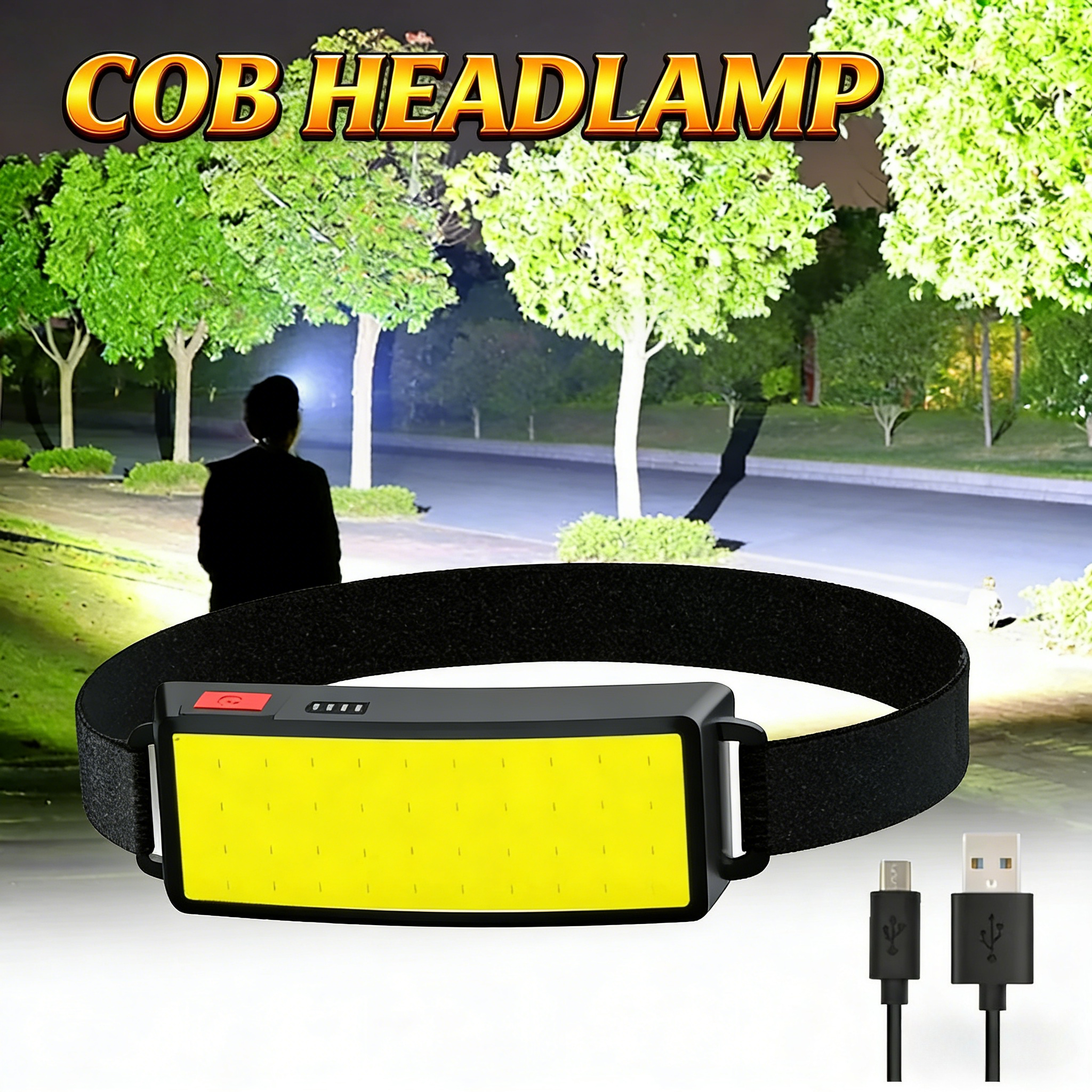 COB Portable LED Headlights Ou – обзор и цена Fish Finder Battery