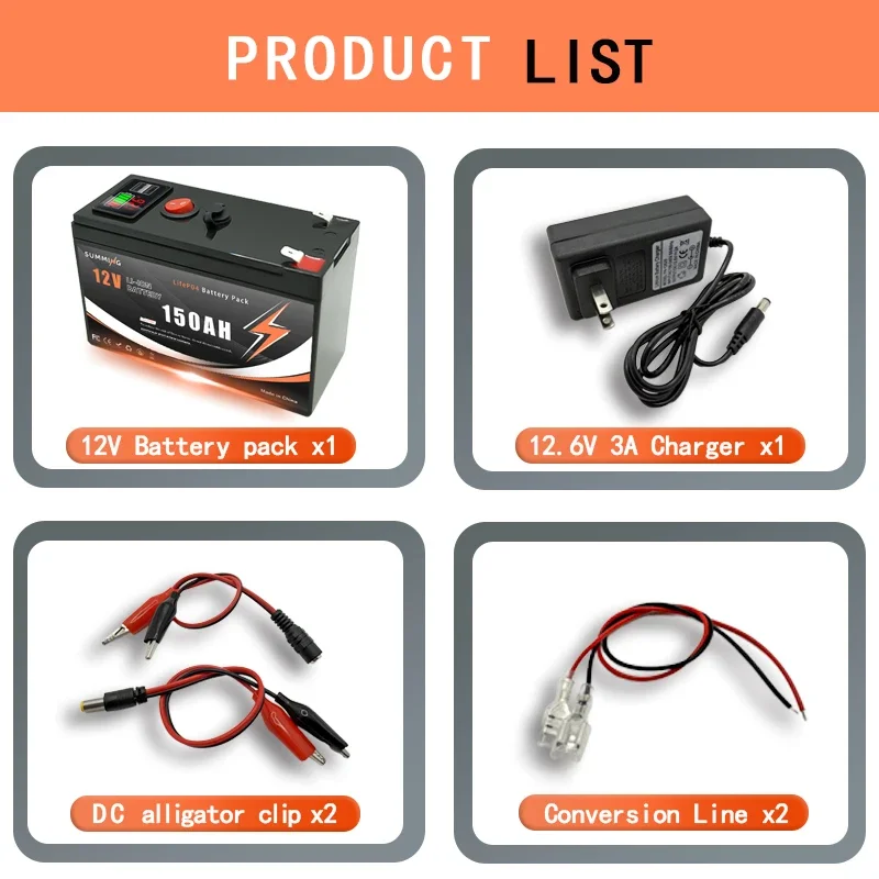 12V 150Ah Lithium  LiFeP04 Bat – обзор и цена Fish Finder Charger