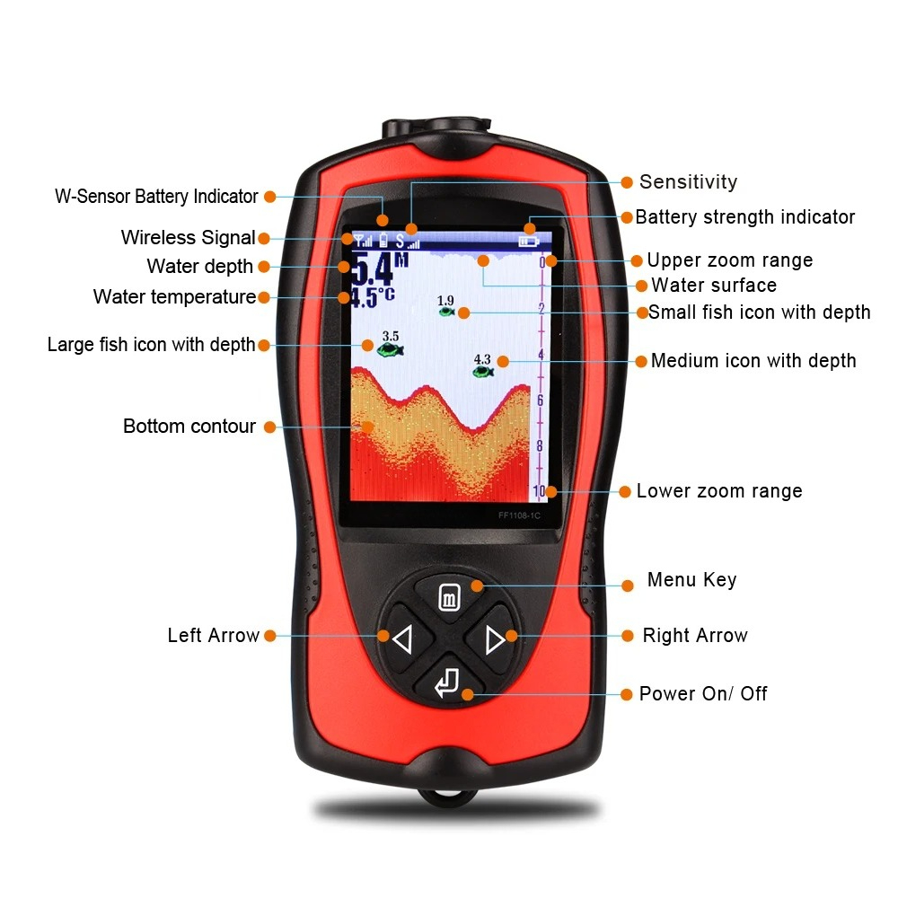 Wired fish finder high definit – обзор и цена Fish Finder