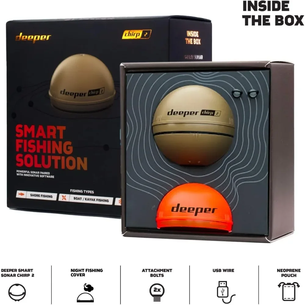 A  Chirp 2 Sonar Fish Finder - – обзор и цена Fishing Depth Finder