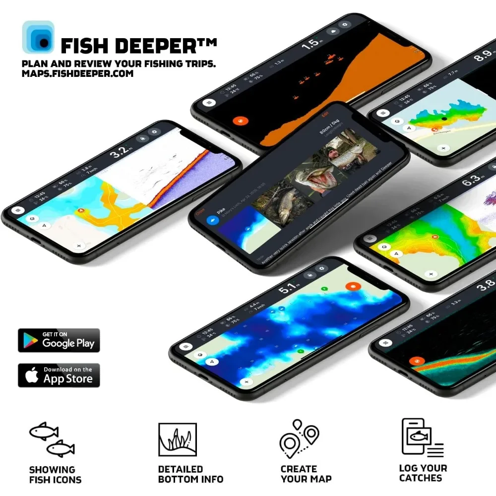 A  Chirp 2 Sonar Fish Finder - – обзор и цена Fishing Depth Finder