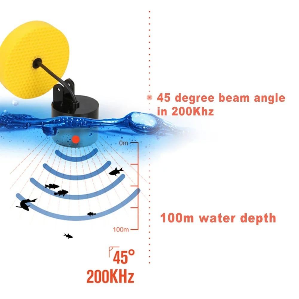 Wireless Sonar Detection Fish  – обзор и цена Fish Finder Cable