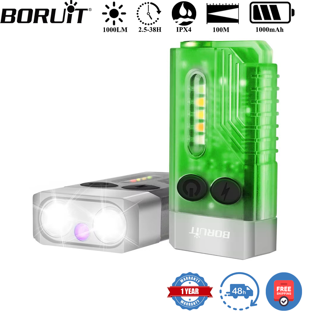 BORUiT V10 Keychain UV LED EDC – обзор и цена Fishing Light