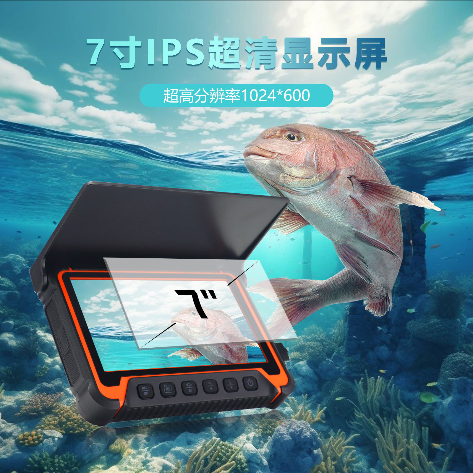 5Inch IPS Screen Underwater 15 – обзор и цена Fishing Camera