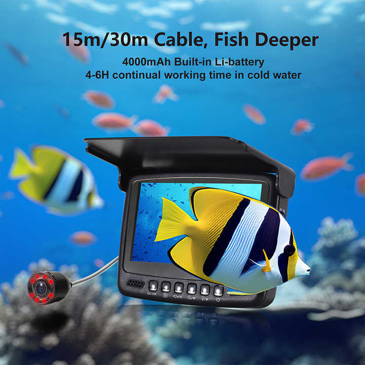 4.3 Inch Screen  Underwater 15 – обзор и цена Fishing Camera