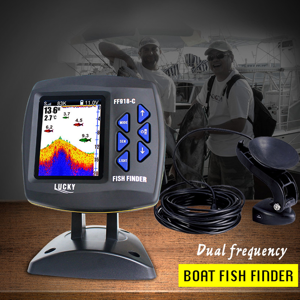 FF918-C100DS Color Screen Wire – обзор и цена Fish Finder Gps