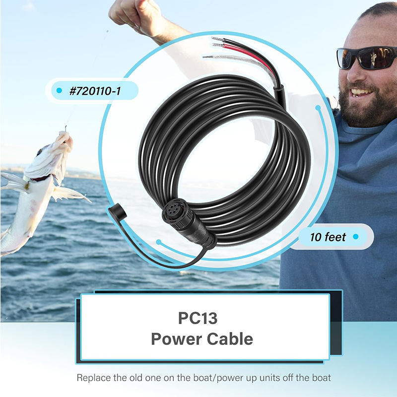720110-1 PC13 Power Cable for  – обзор и цена Fish Finder Cable