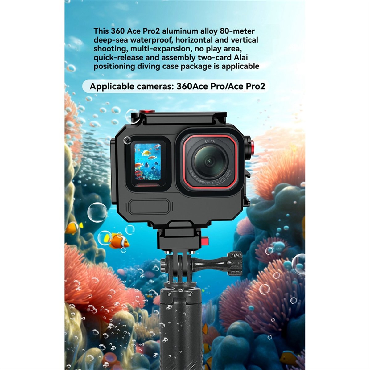 M05K 263FT/80M Waterproof Case – обзор и цена Underwater Camera