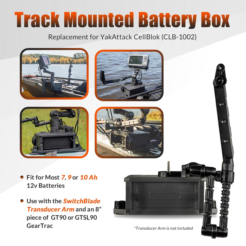 Track Mounted Battery Box for  – обзор и цена Fish Finder Battery