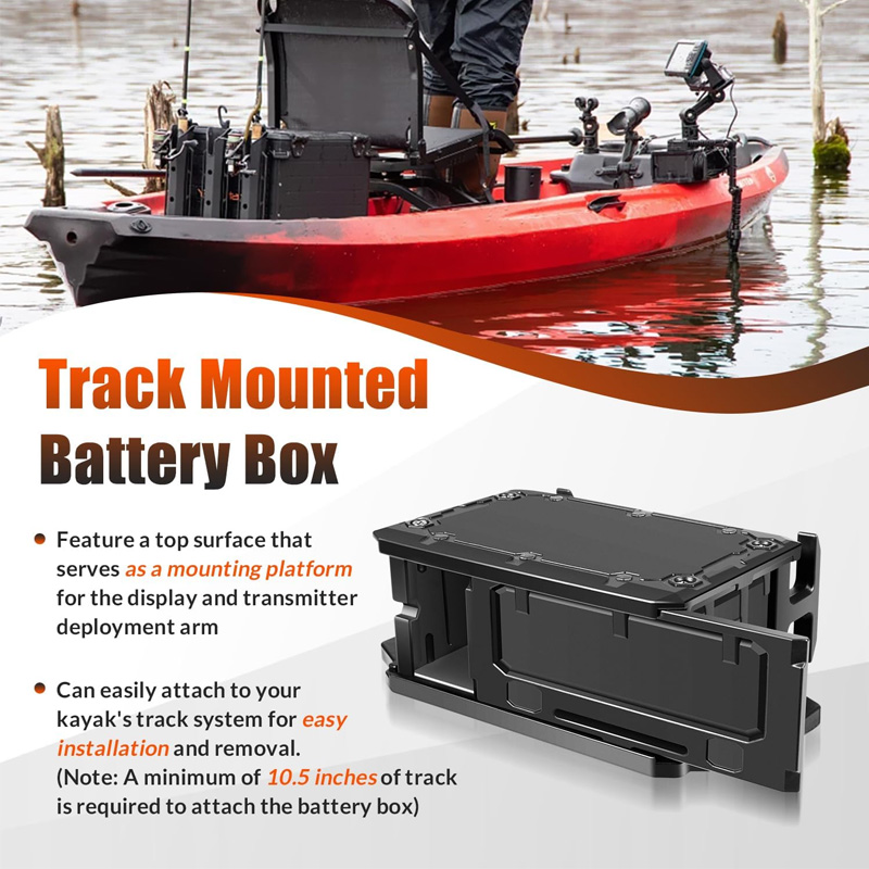 Track Mounted Battery Box for  – обзор и цена Fish Finder Battery