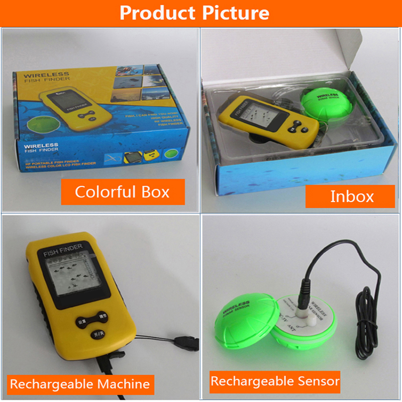 Brand New KDR Colorful Wireles – обзор и цена Fish Finder Transducer