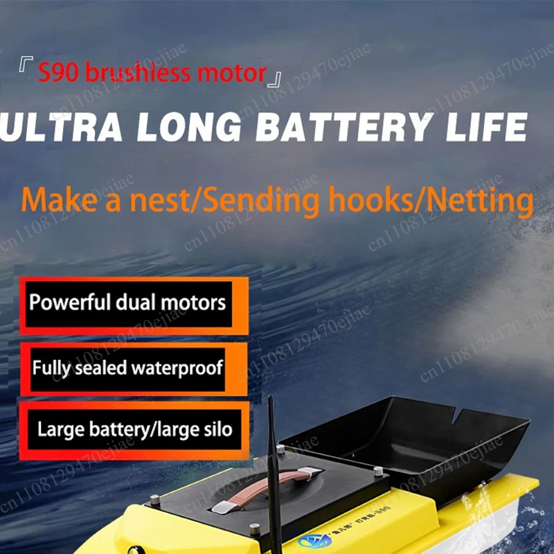 S90 12V RC GPS Bait Boat - 600 – обзор и цена Fish Finder Gps