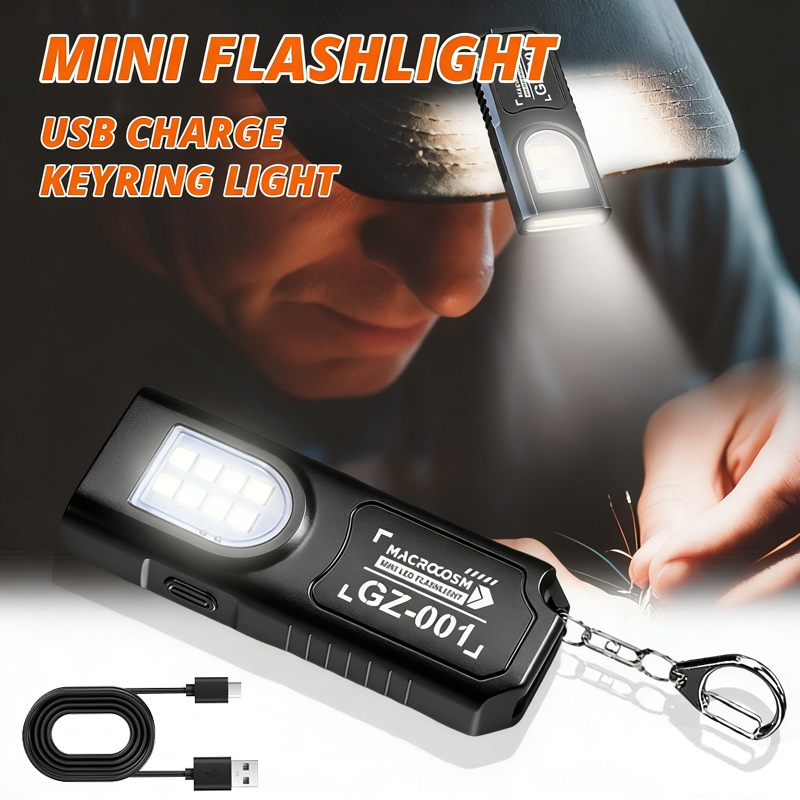 LED Keychain Flashlight Type C – обзор и цена Fishing Light