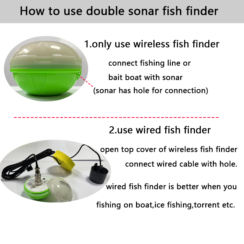 Portable Bluetooth Wireless So – обзор и цена Fishing Depth Finder